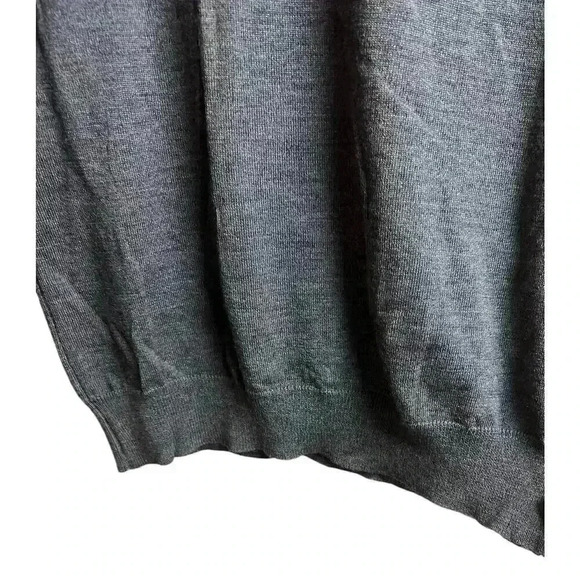 Giorgio Lupi Extra Fine Merino Wool Made in Italy Men's Sweater Gray Medium - Picture 5 of 7